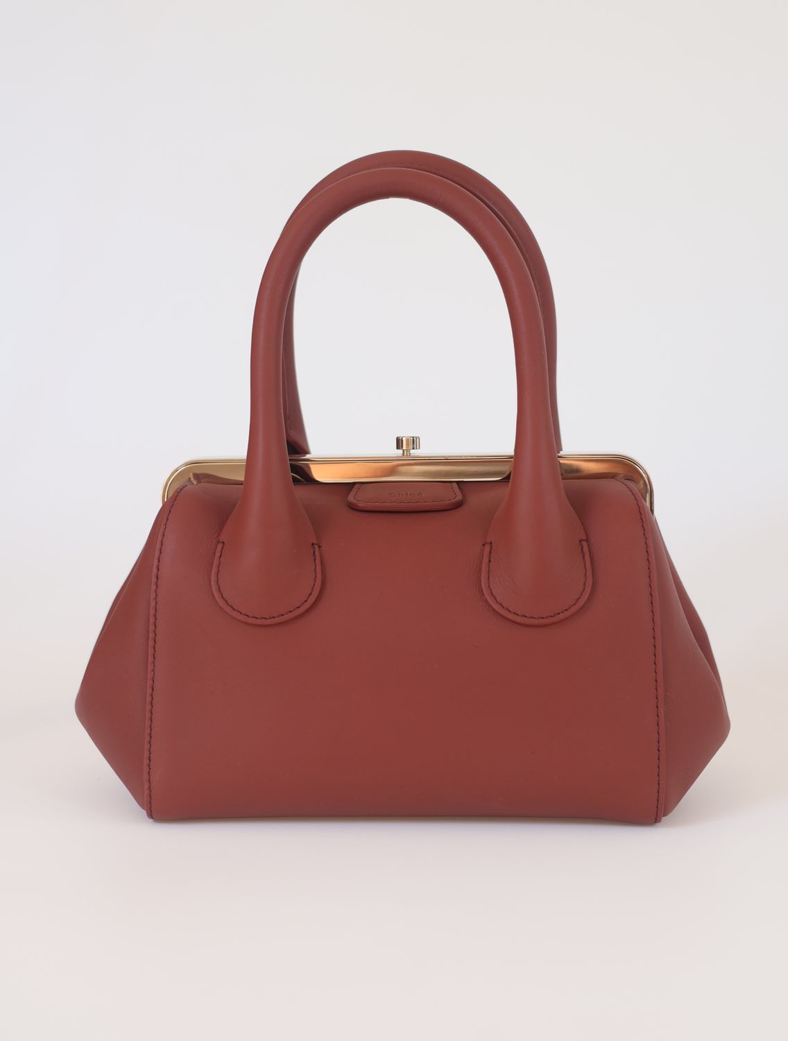 Chloé Joyce Frame Terracotta Bag