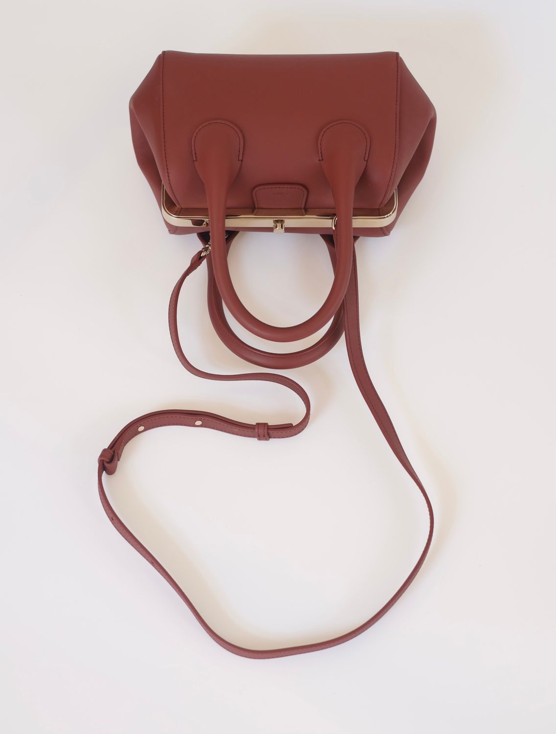 Chloé Joyce Frame Terracotta Bag