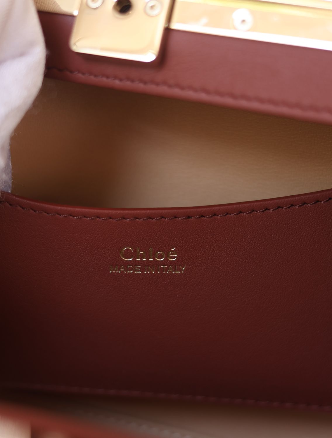 Chloé Joyce Frame Terracotta Bag