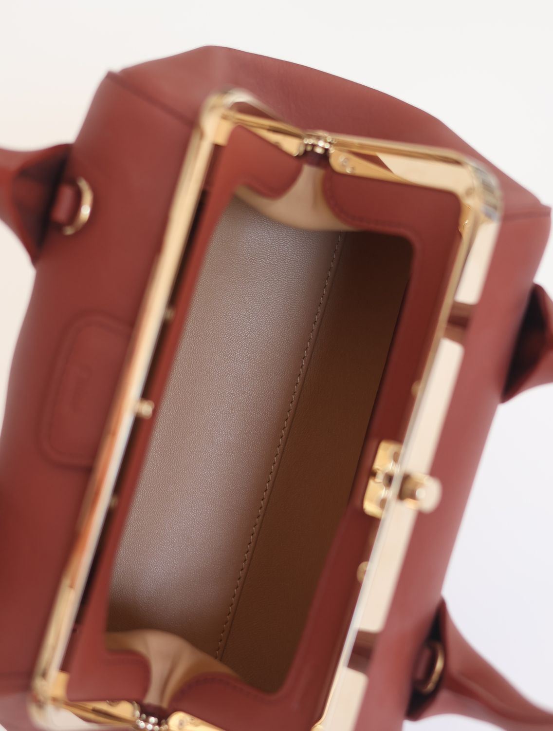 Chloé Joyce Frame Terracotta Bag