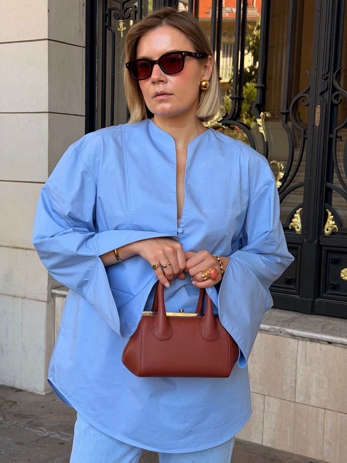 Chloé Joyce Frame Terracotta Bag