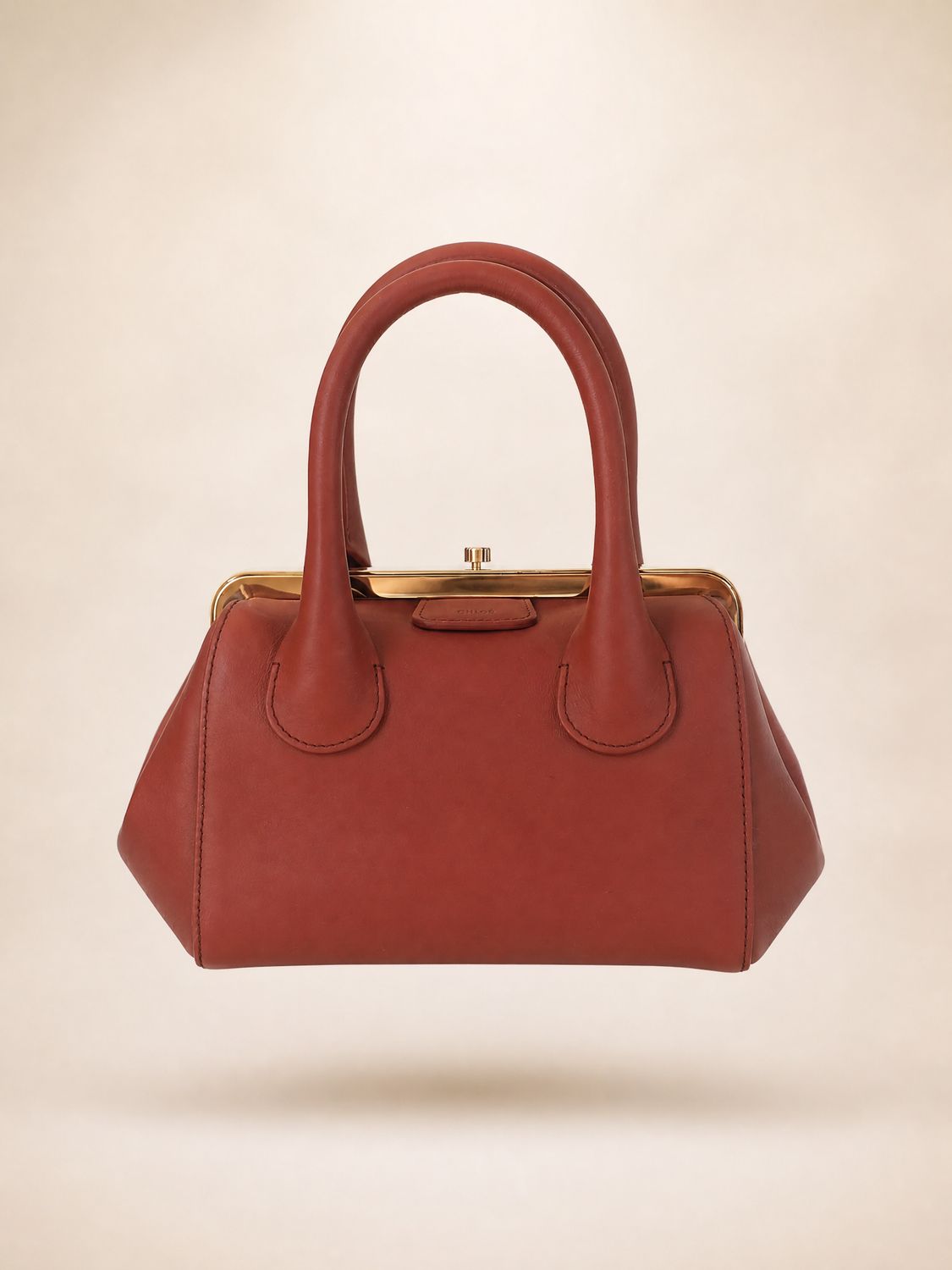 Chloé Joyce Frame Terracotta Bag