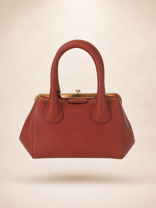 Chloé Joyce Frame Terracotta Bag