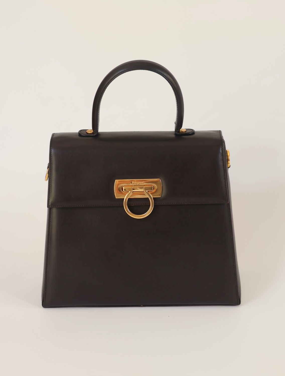 Salvatore Ferragamo Gancini Top Handle Bag