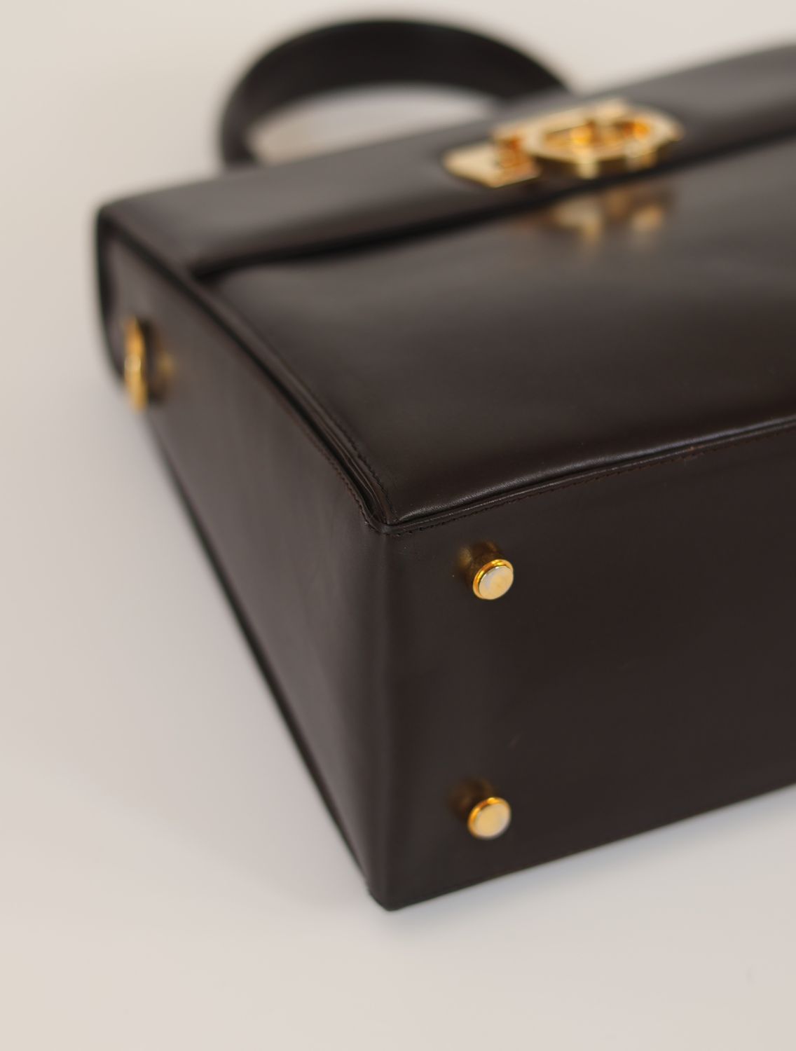 Salvatore Ferragamo Gancini Top Handle Bag