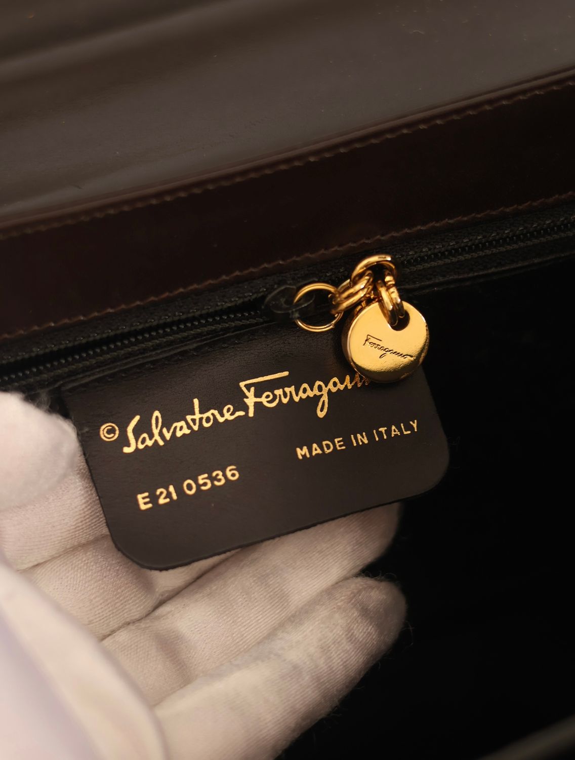 Salvatore Ferragamo Gancini Top Handle Bag