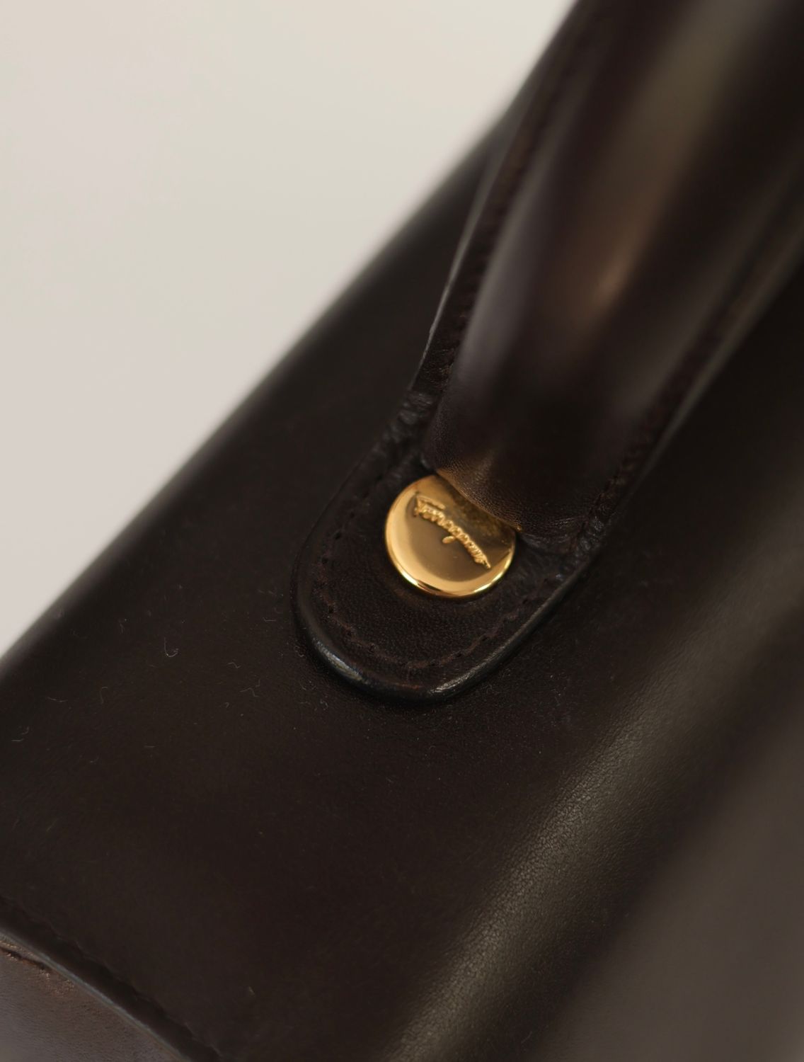 Salvatore Ferragamo Gancini Top Handle Bag