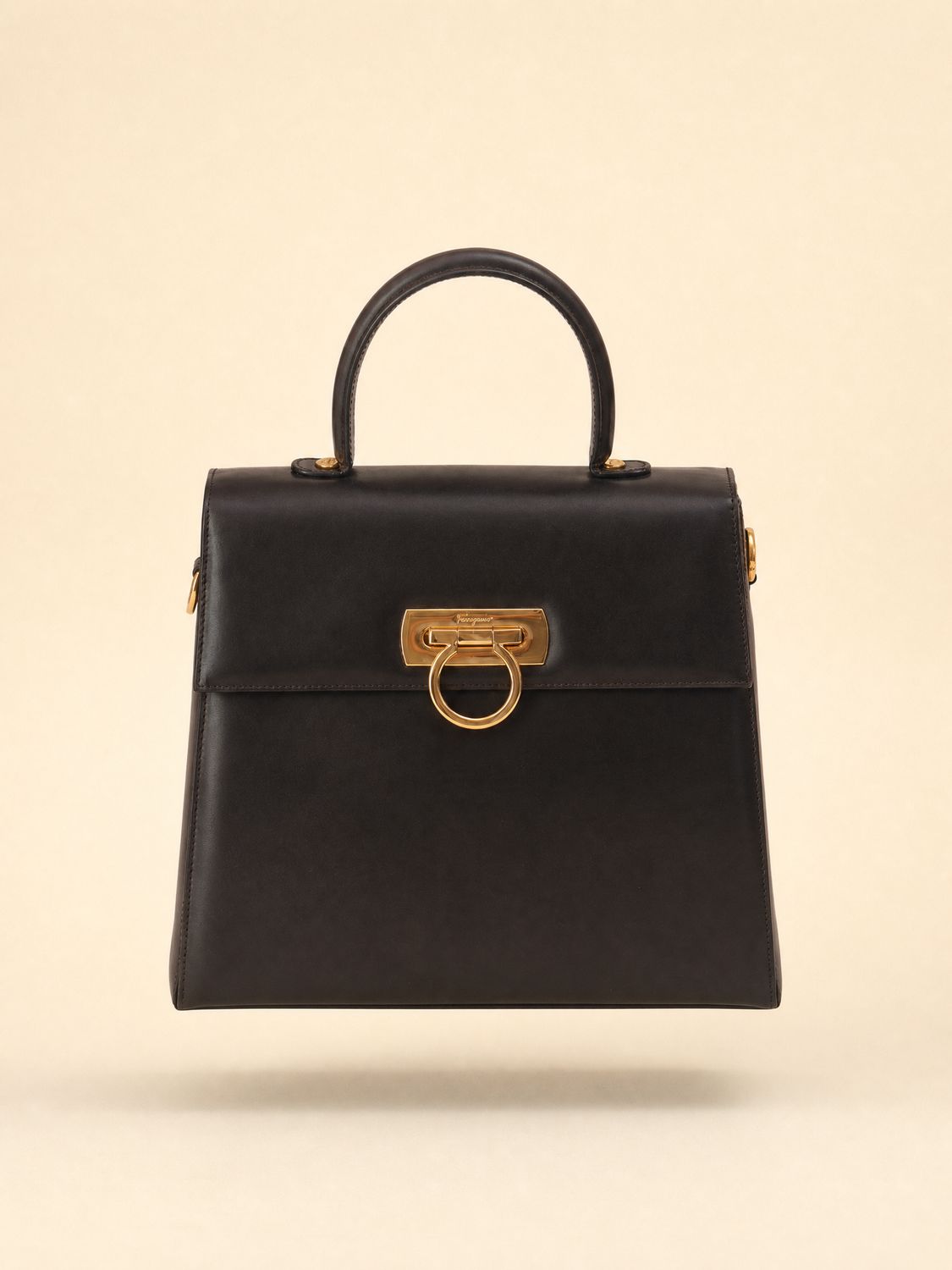 Salvatore Ferragamo Gancini Top Handle Bag