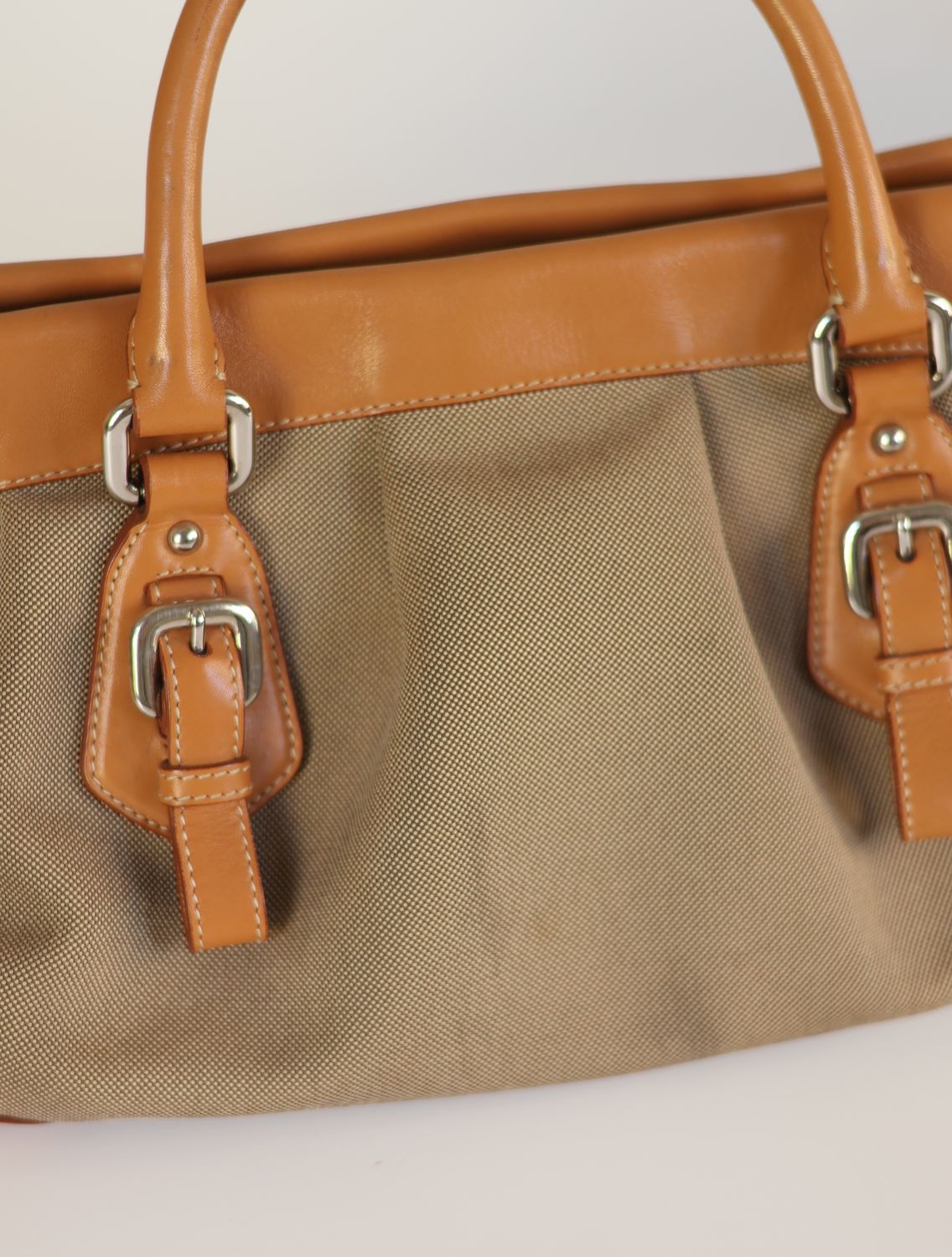 Prada Jacquard Logo Bag &amp; Wallet Set