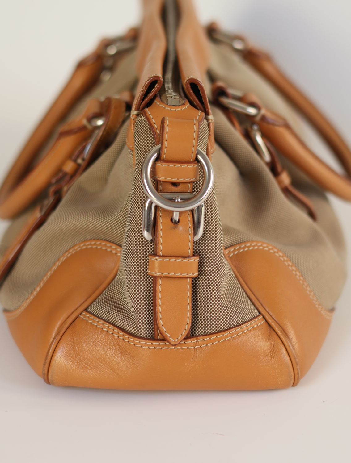 Prada Jacquard Logo Bag &amp; Wallet Set