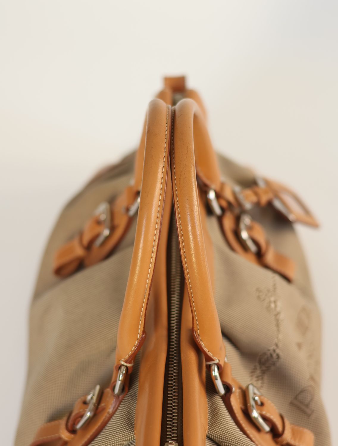 Prada Jacquard Logo Bag &amp; Wallet Set