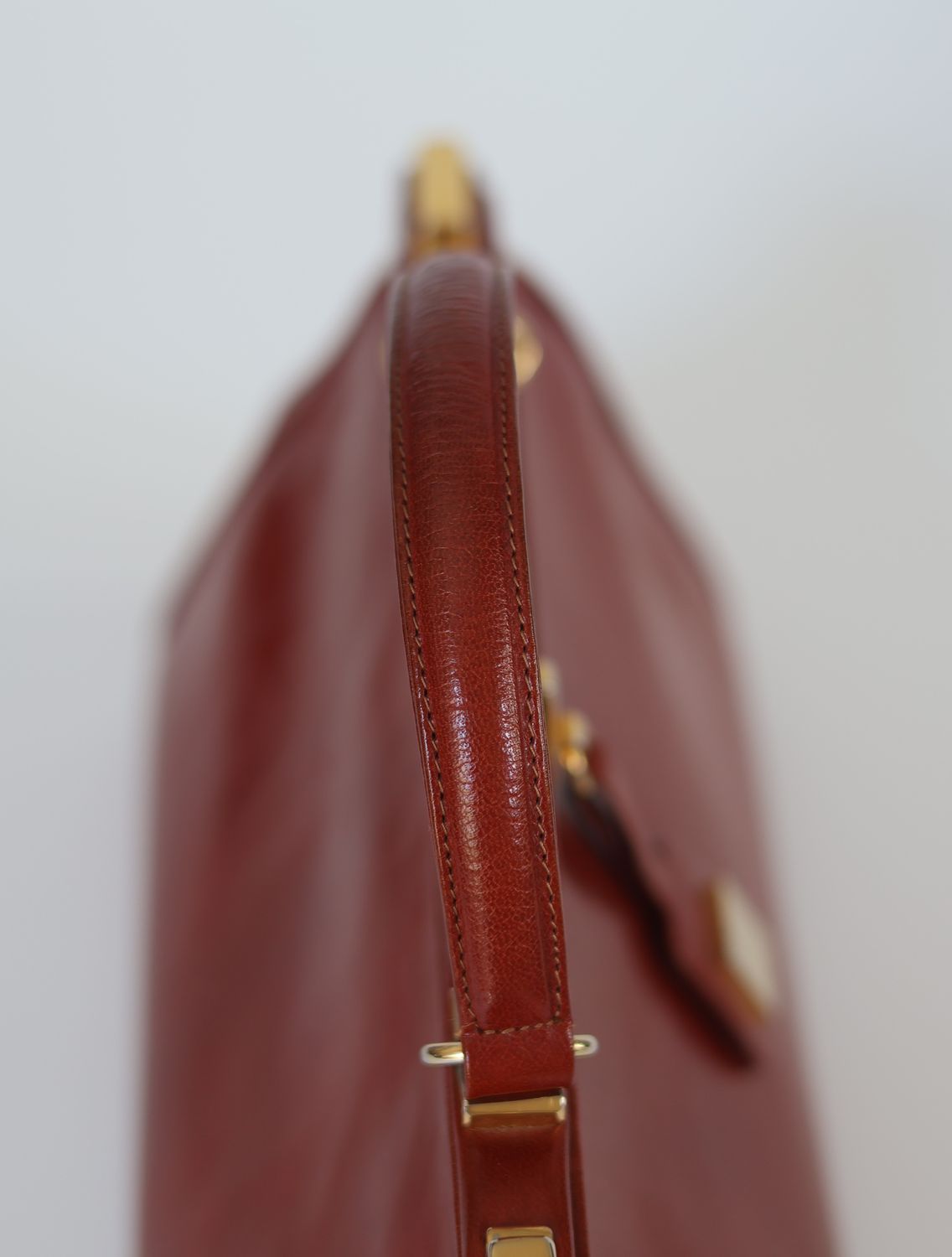 Vintage Cognac Leather Doctor Bag