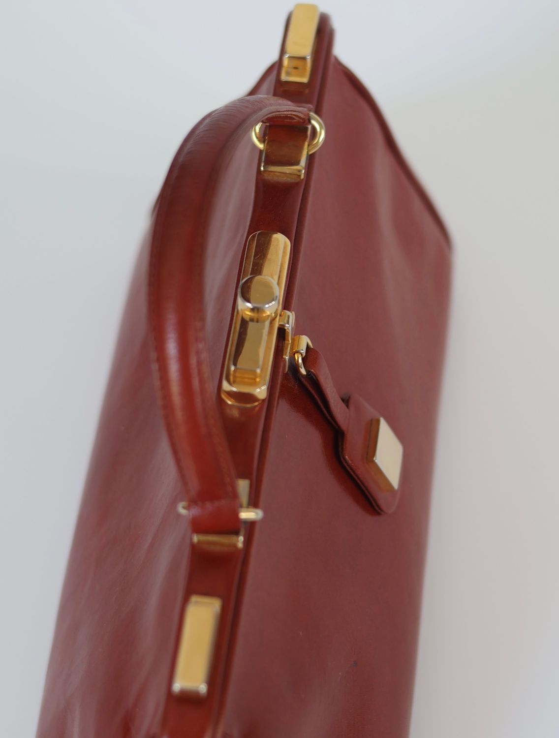 Vintage Cognac Leather Doctor Bag