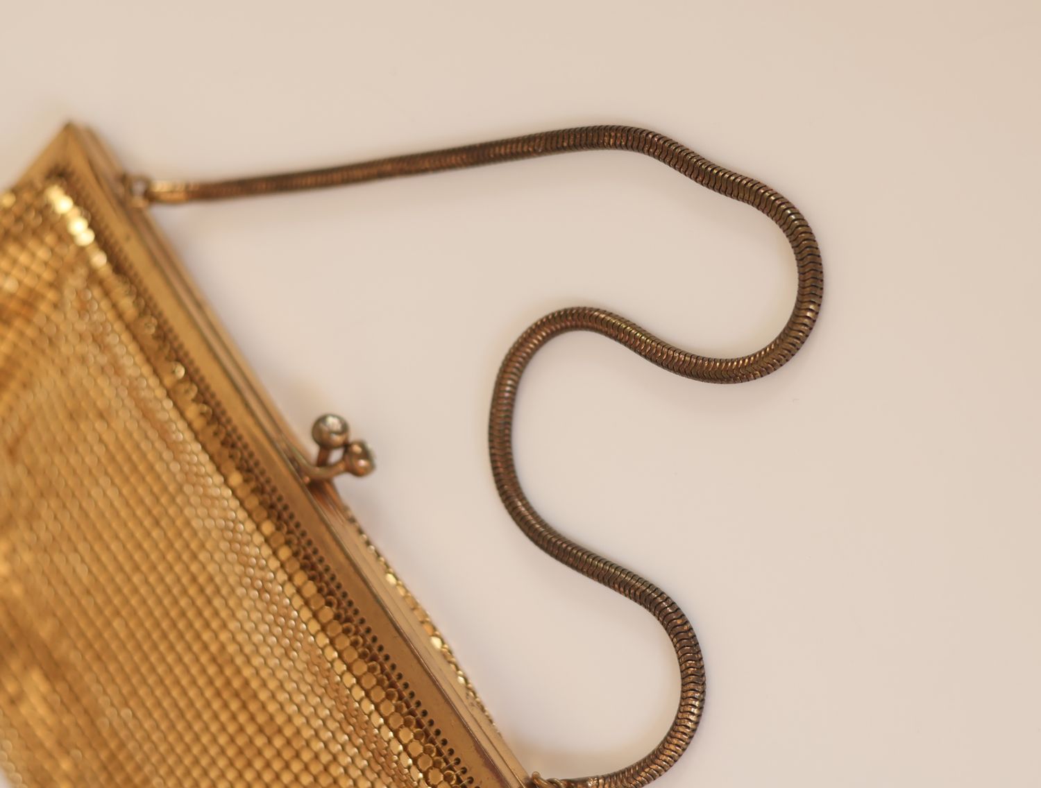 Vintage Metal Mesh Clutch Bag