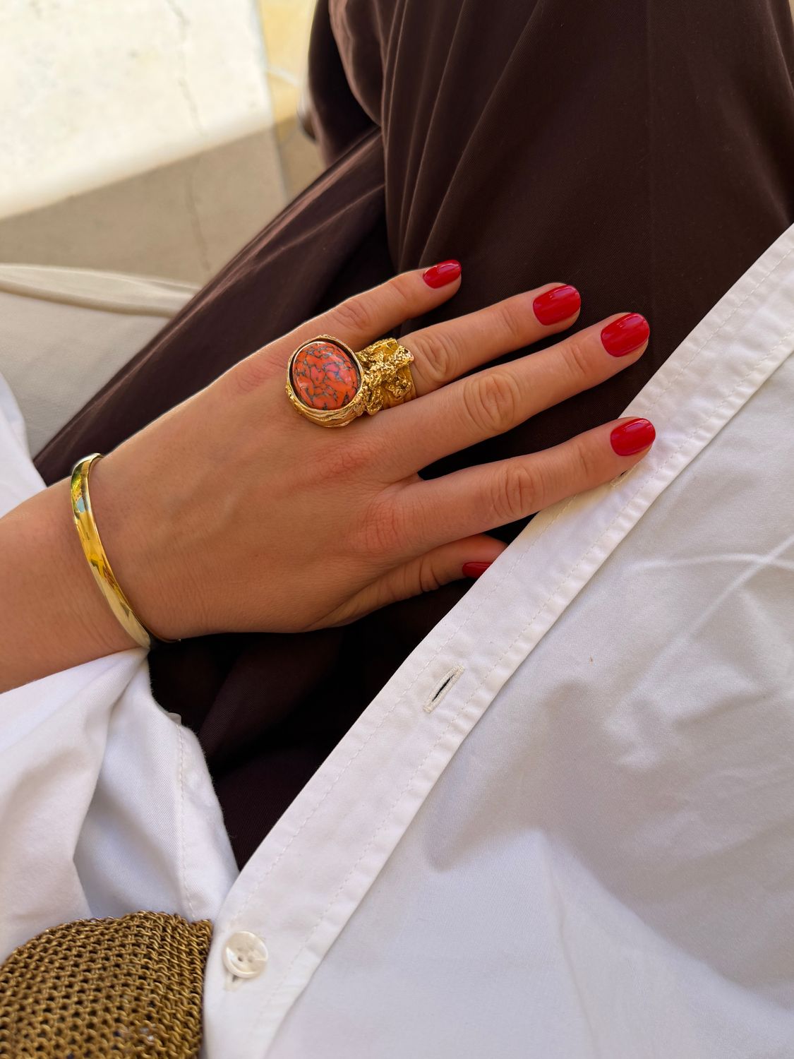 YSL Arty Statement Ring