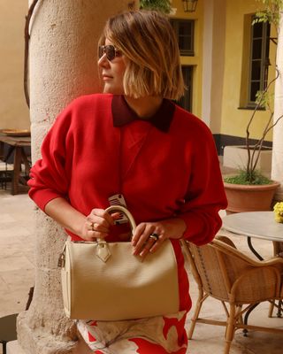 Louis Vuitton Speedy Ivory Epi 25 Bag