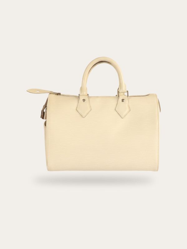 Louis Vuitton Speedy Ivory Epi 25 Bag
