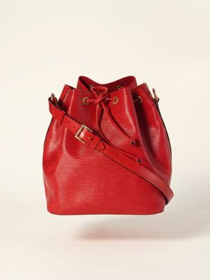 Louis Vuitton Noe PM Red Epi Bag
