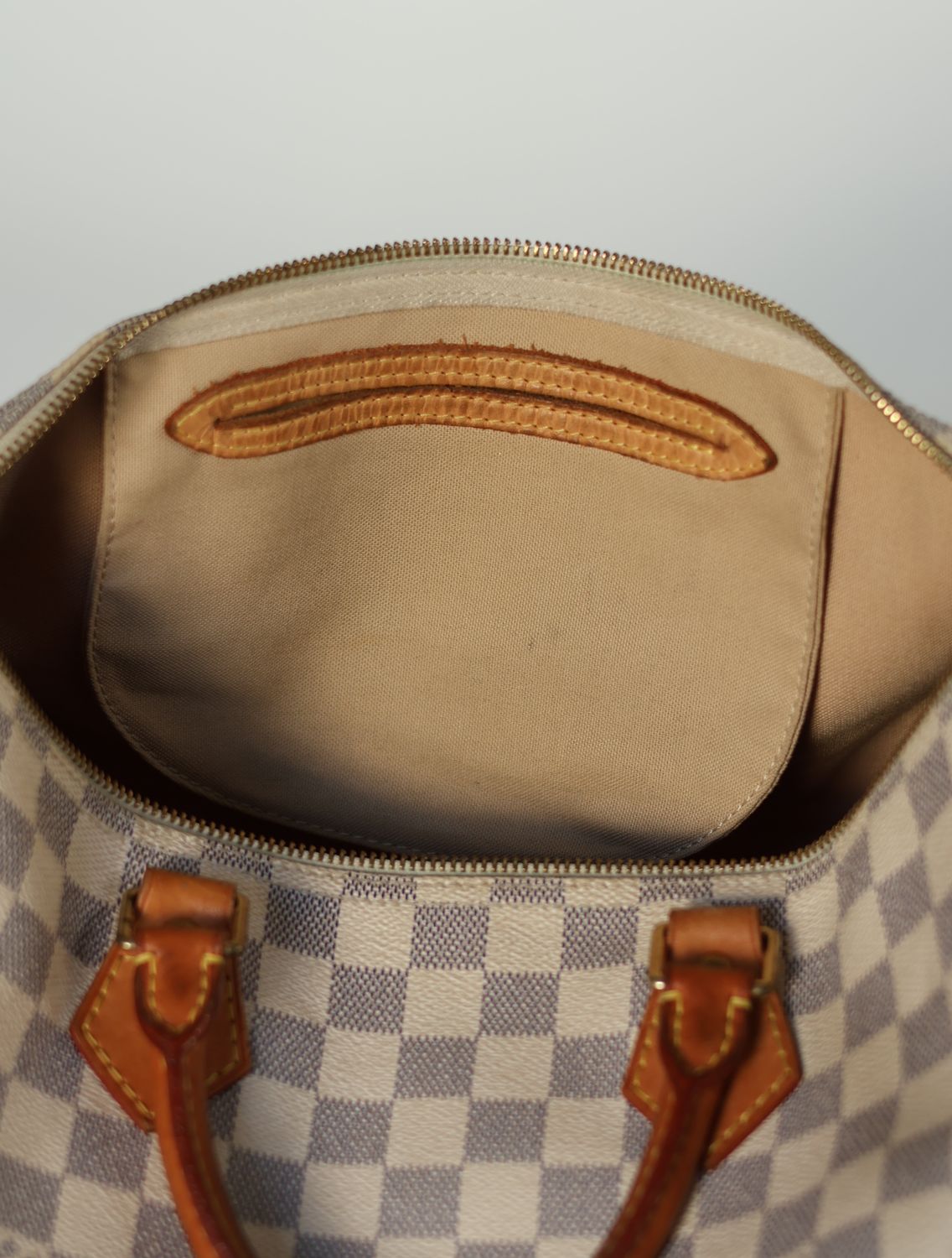 Louis Vuitton Speedy 35 Damier Azur Bag
