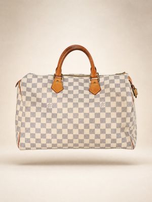 Louis Vuitton Speedy 35 Damier Azur Bag