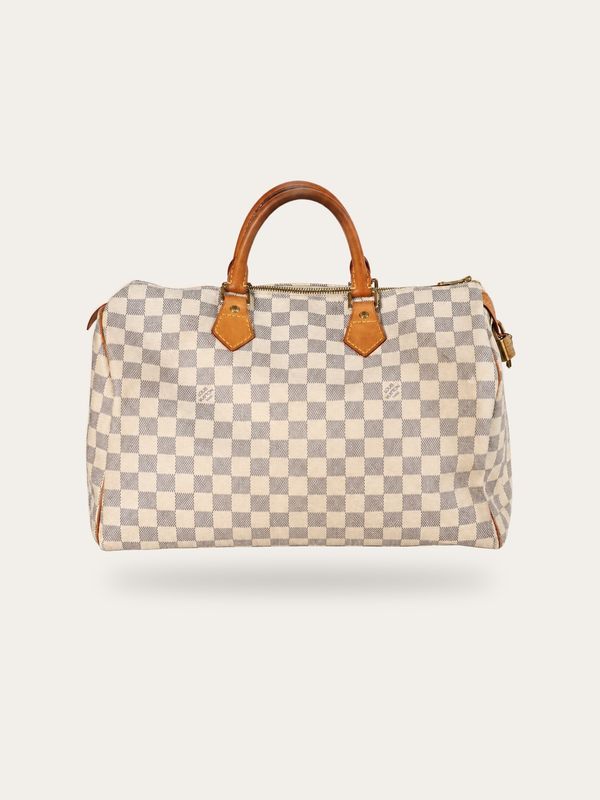 Louis Vuitton Speedy 35 Damier Azur Bag