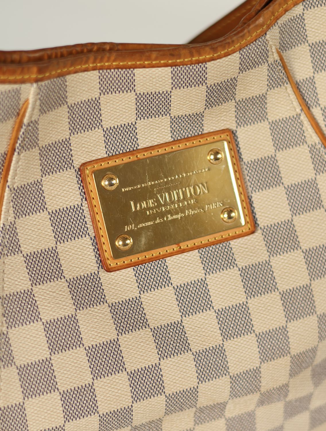 Louis Vuitton Galliera MM Damier Azur Bag