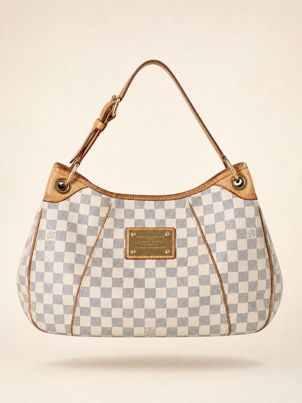 Louis Vuitton Galliera MM Damier Azur Bag