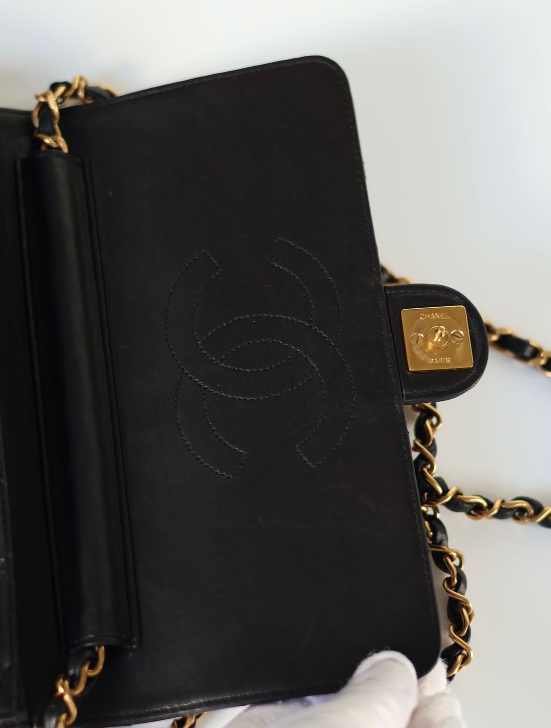 Chanel 24k Single Flap Bag