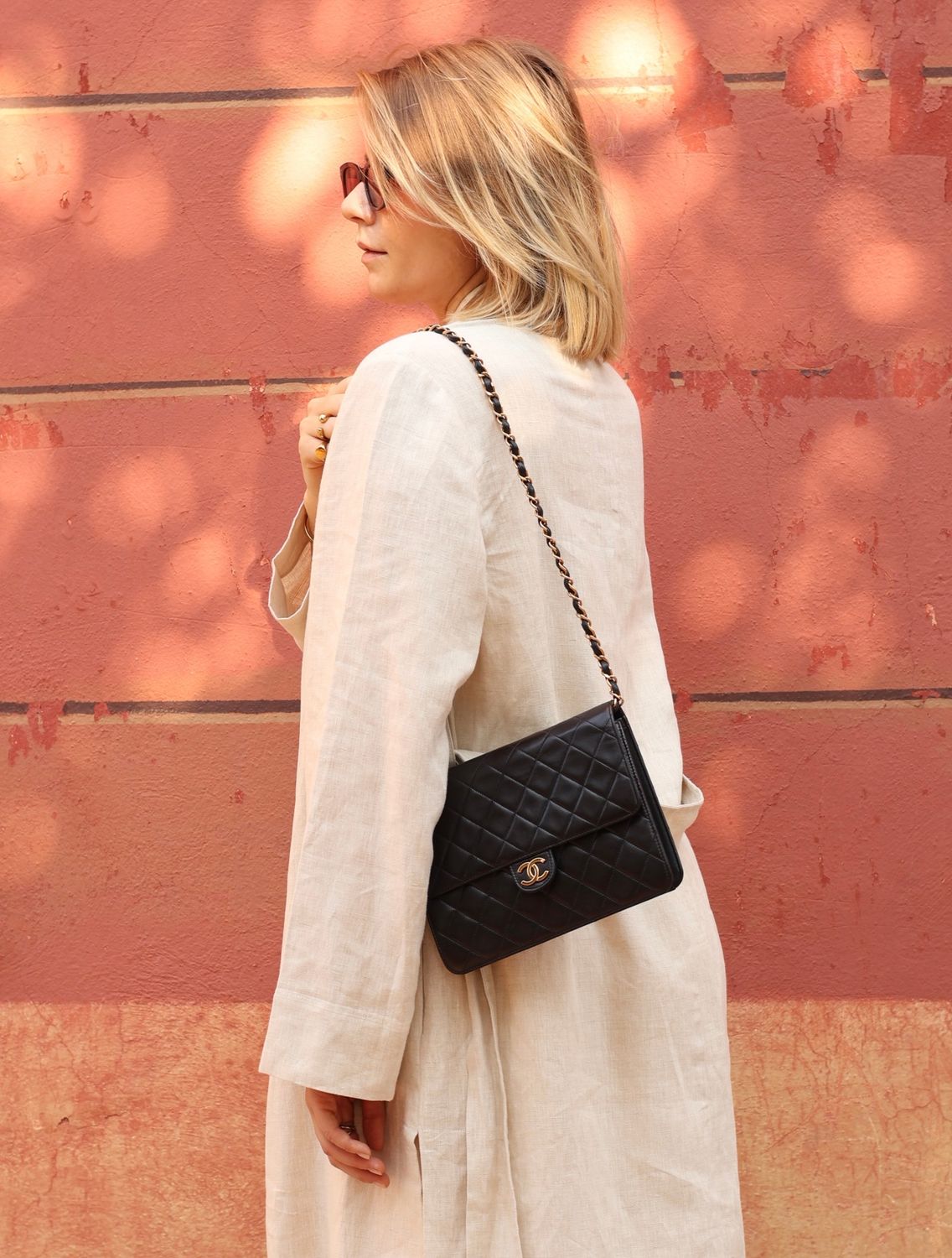 Chanel 24k Single Flap Bag