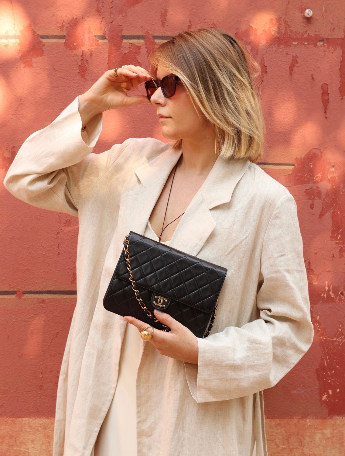 Chanel 24k Single Flap Bag