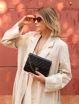 Chanel 24k Single Flap Bag