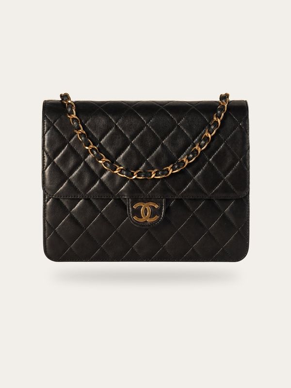 Chanel 24k Single Flap Bag