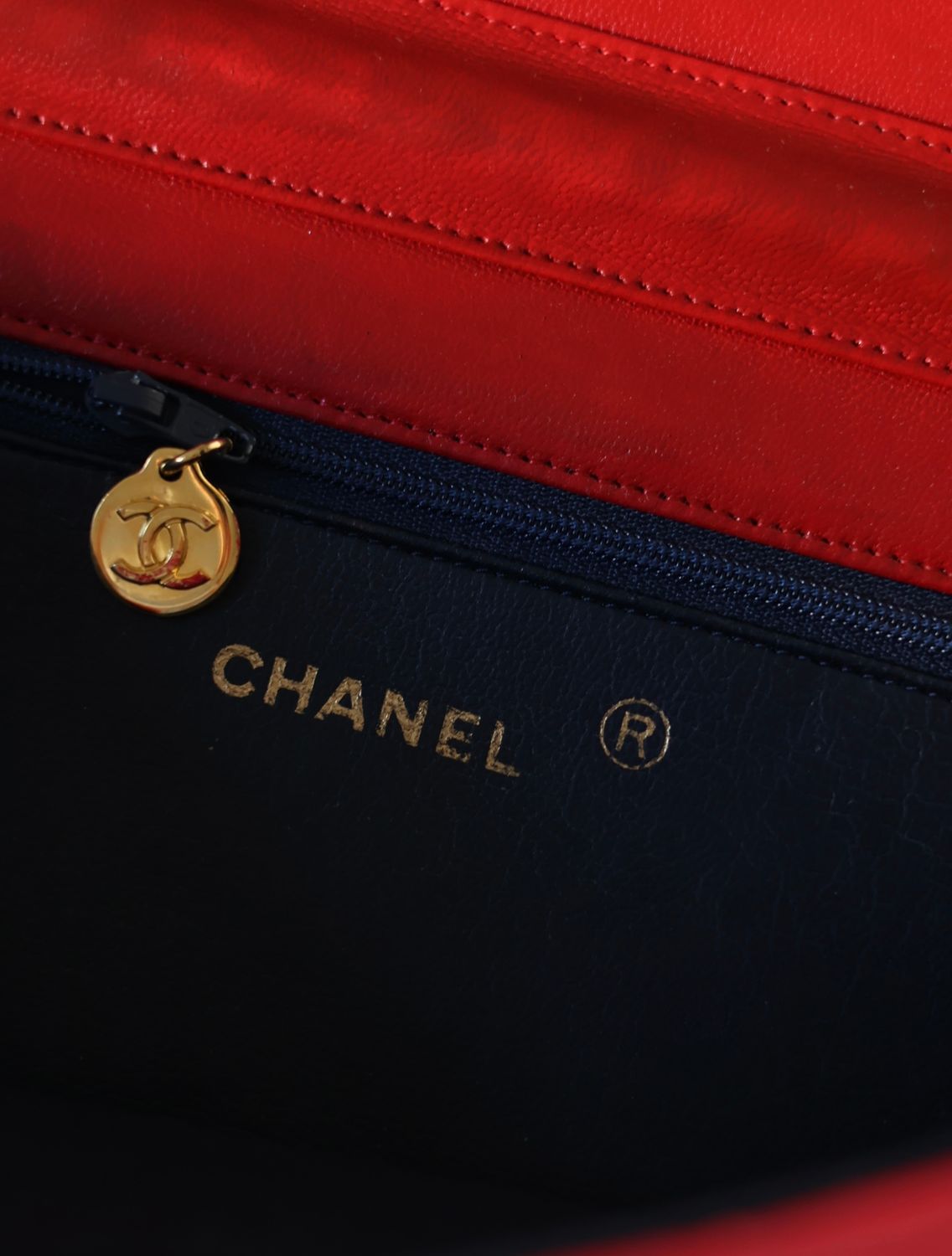 Chanel 24k Single Flap Red Bag