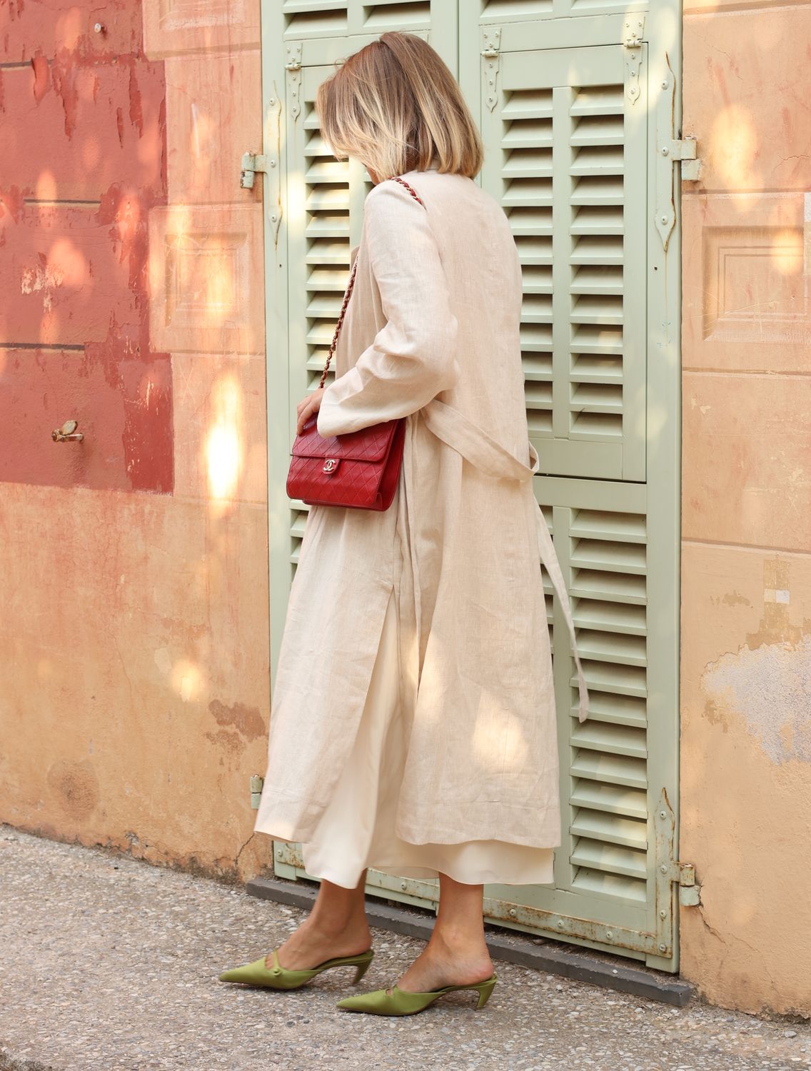 Chanel 24k Single Flap Red Bag
