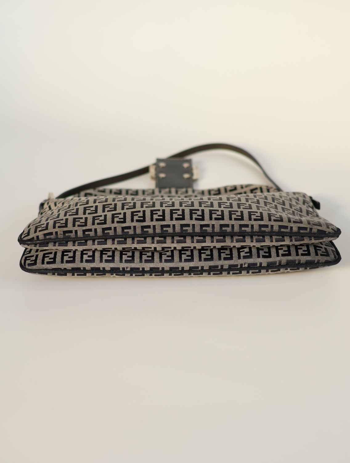 Fendi FF Zucca Flap Baguette Bag