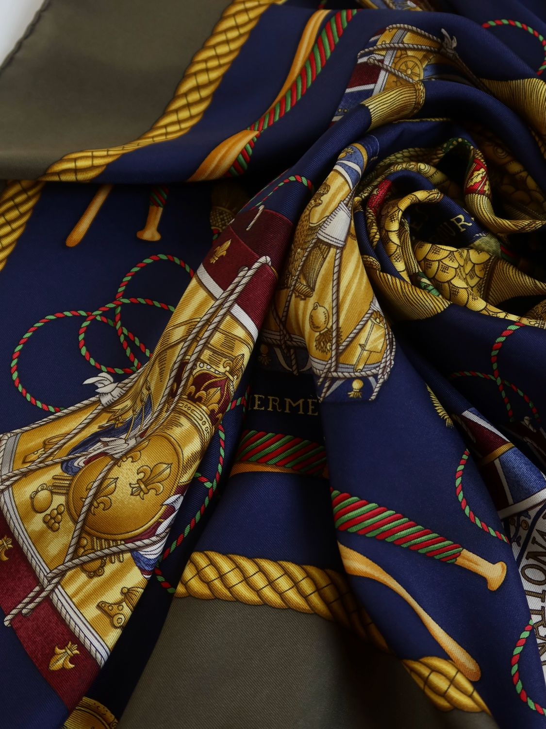 Hermès Les Tambours Silk Scarf Hermès Les Tambours Silk Scarf