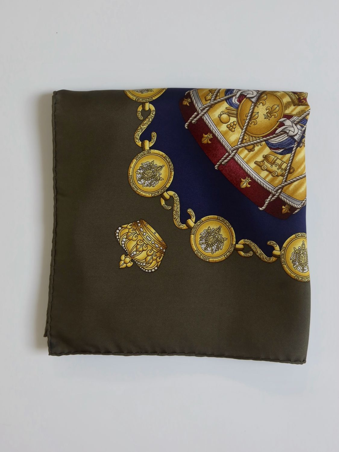 Hermès Les Tambours Silk Scarf Hermès Les Tambours Silk Scarf