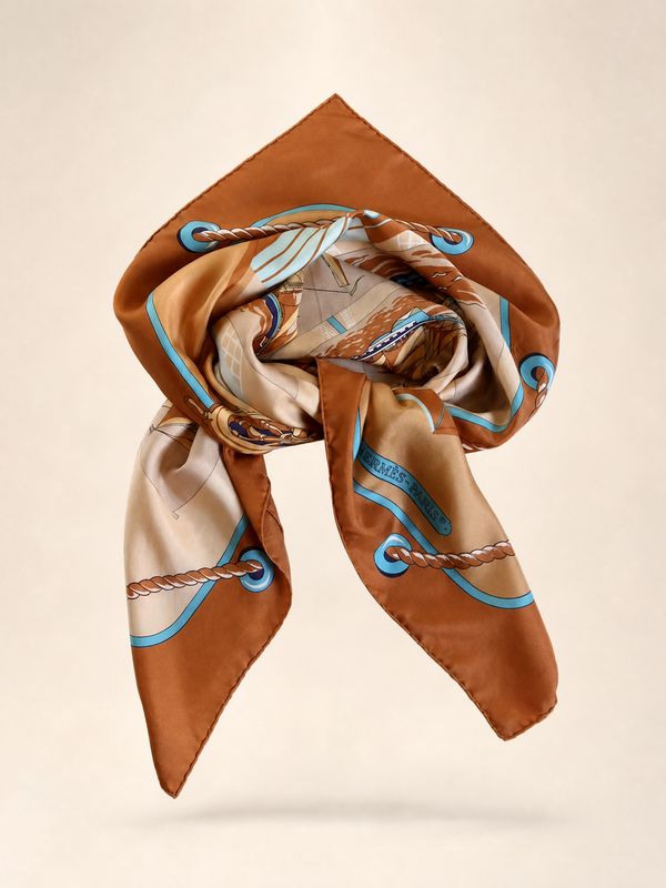 Hermès Grand Large Silk Scarf Hermès Grand Large Silk Scarf