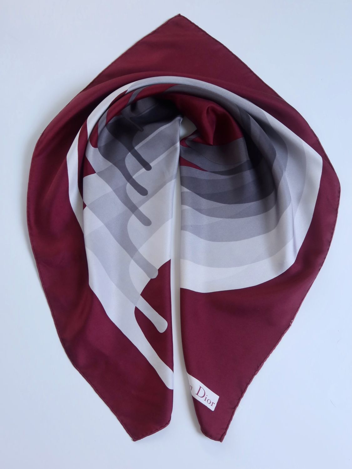 Christian Dior Alphabet Silk Scarf Christian Dior Alphabet Silk Scarf