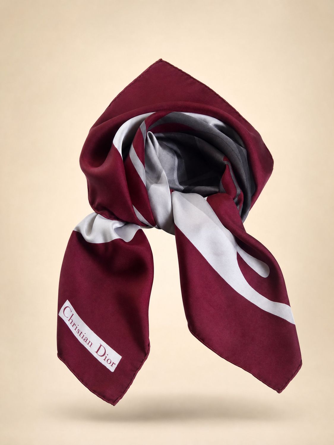 Christian Dior Alphabet Silk Scarf Christian Dior Alphabet Silk Scarf
