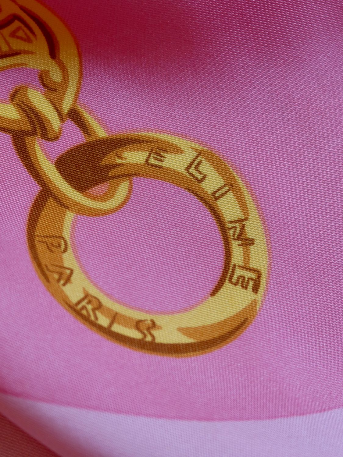 Celine Triomphe Jewelry Silk Scarf