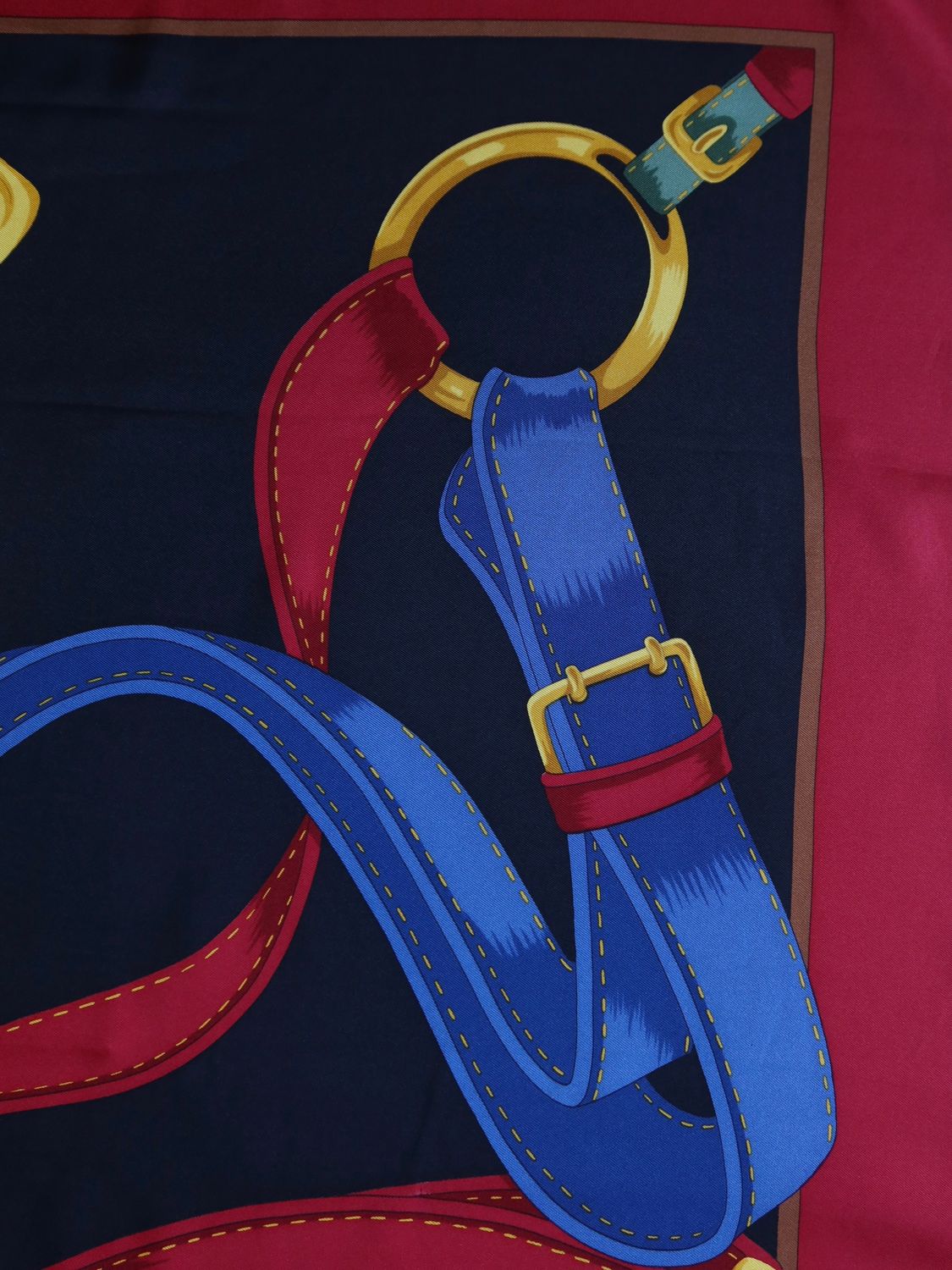 Celine Buckles Silk Scarf