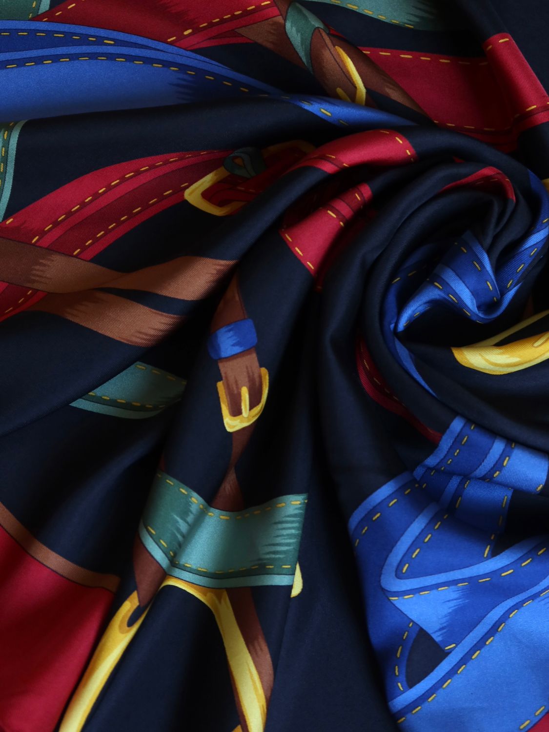 Celine Buckles Silk Scarf