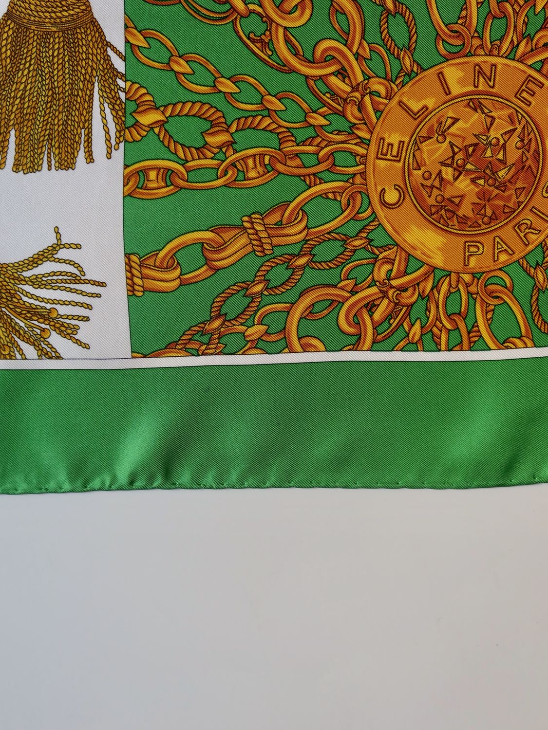 Celine Equestrian Silk Scarf