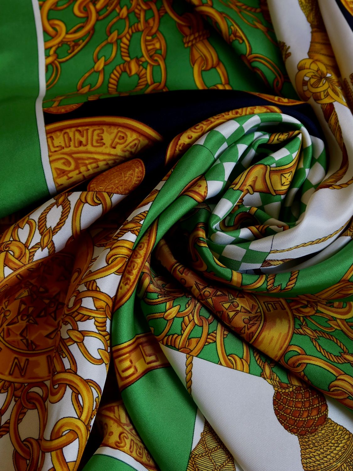 Celine Equestrian Silk Scarf