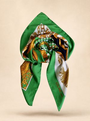 Celine Equestrian Silk Scarf