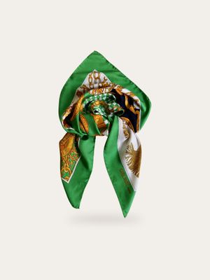 Celine Equestrian Silk Scarf