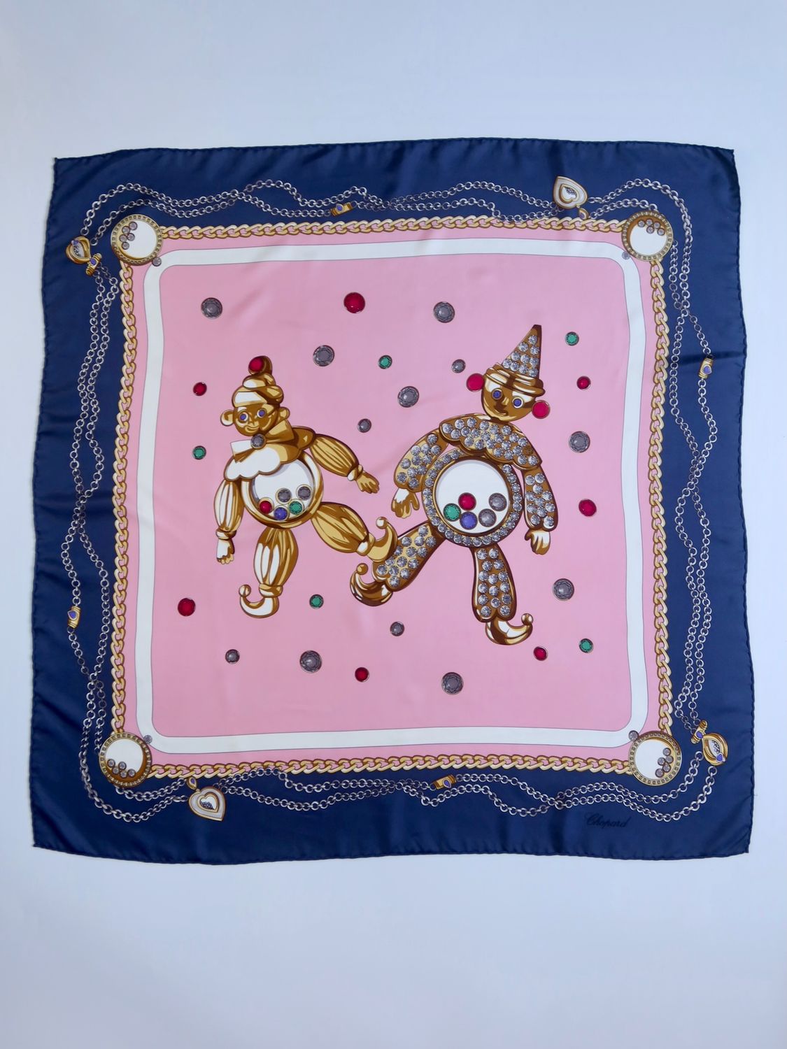 Chopard Chain Motifs Silk Scarf