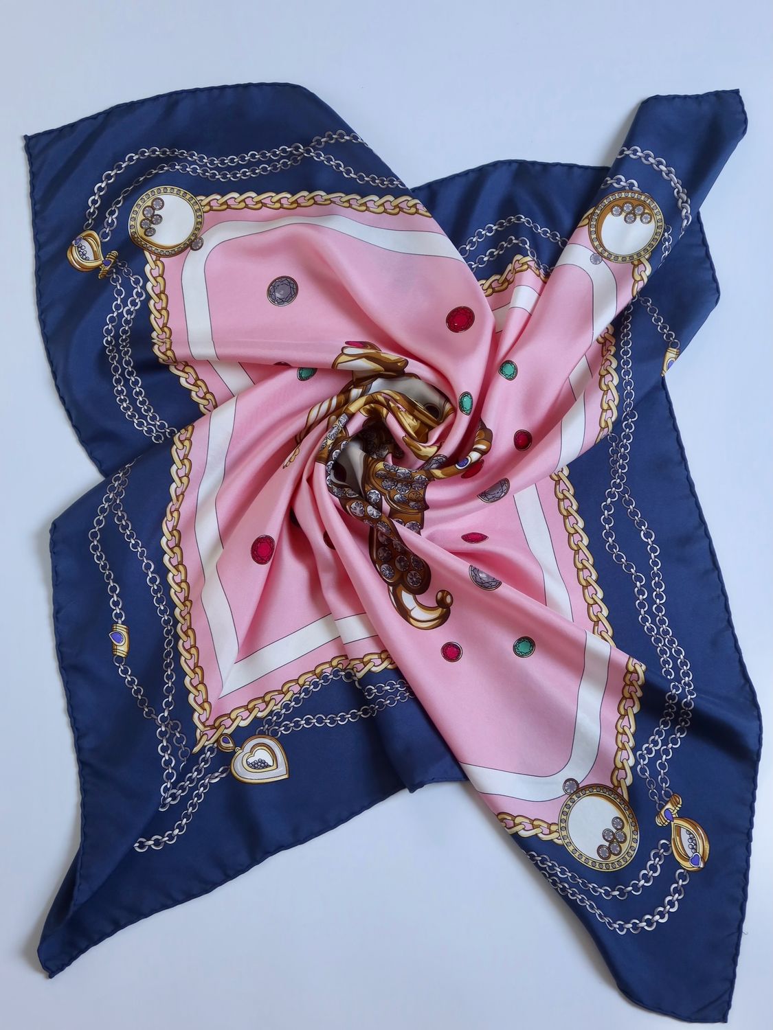 Chopard Chain Motifs Silk Scarf