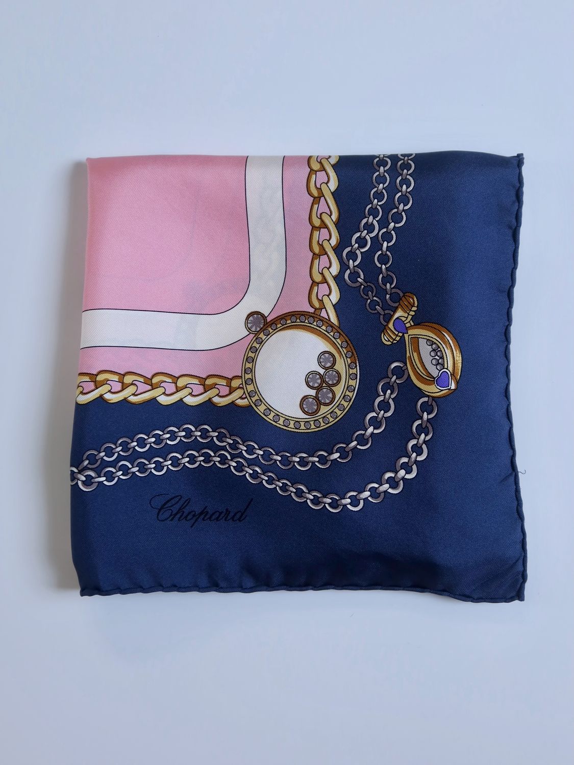 Chopard Chain Motifs Silk Scarf